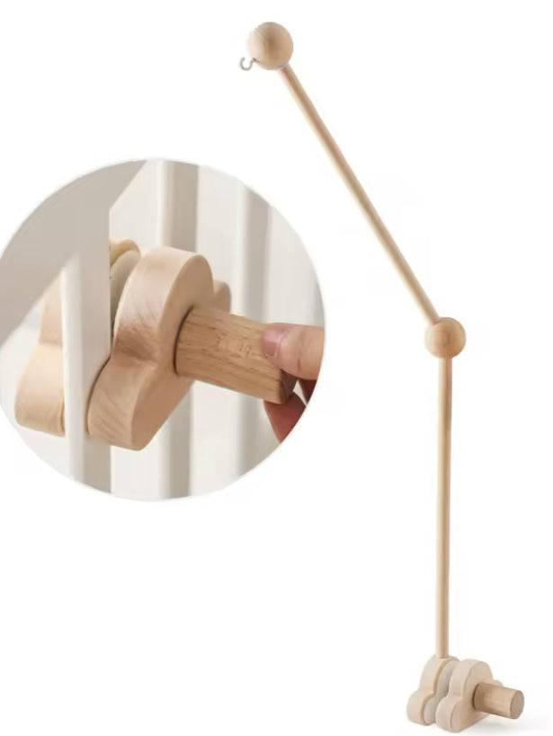 Soporte Madera 2 / Móvil de cuna • para barrotes de cuna