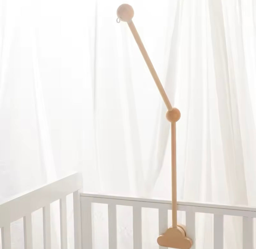 Soporte Madera 2 / Móvil de cuna • para BARROTES DE CUNA