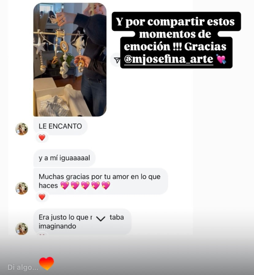Móvil Cuna Mar ✶ Aura Crema