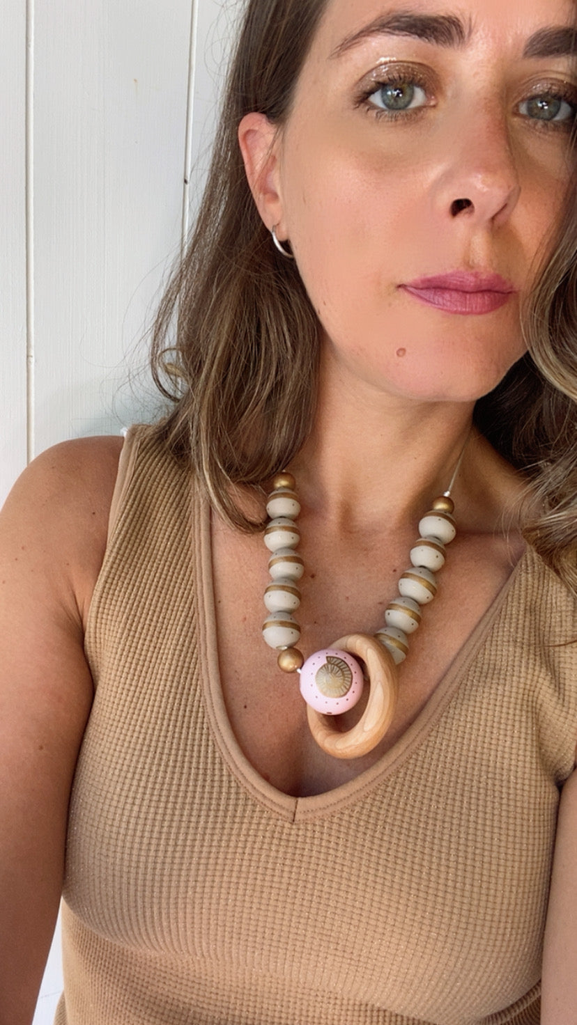 Collar Lactancia ✦ Caracola Aura Bronze| NEW IN