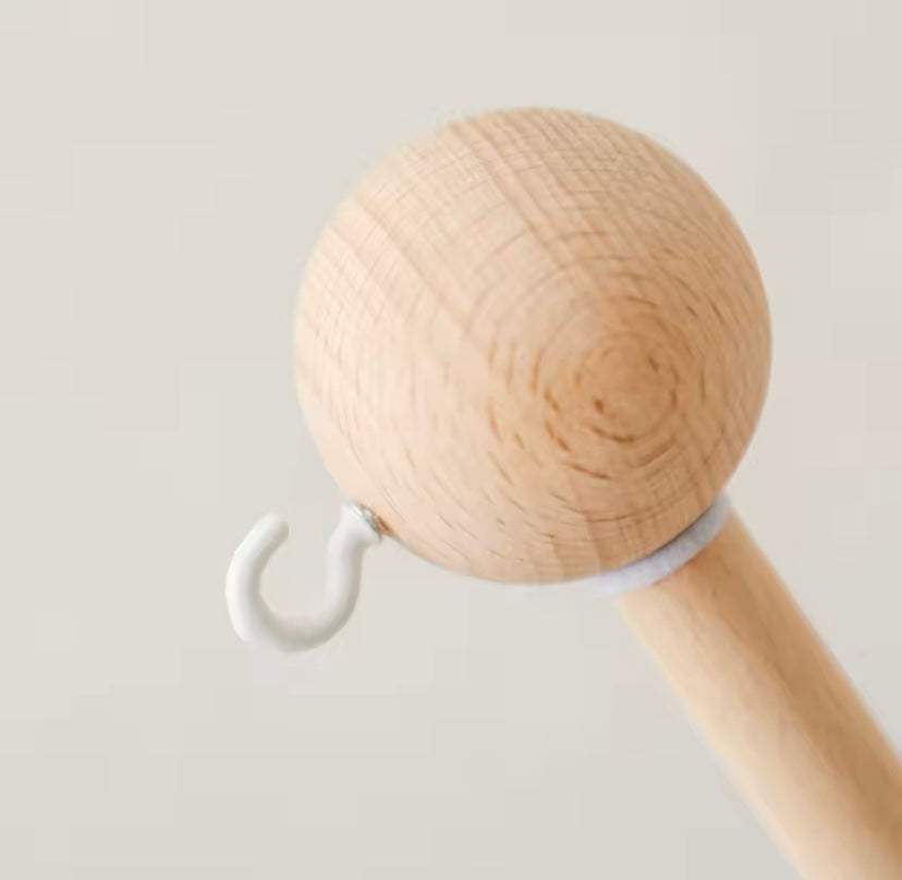 Soporte Madera 2 / Móvil de cuna • para BARROTES DE CUNA
