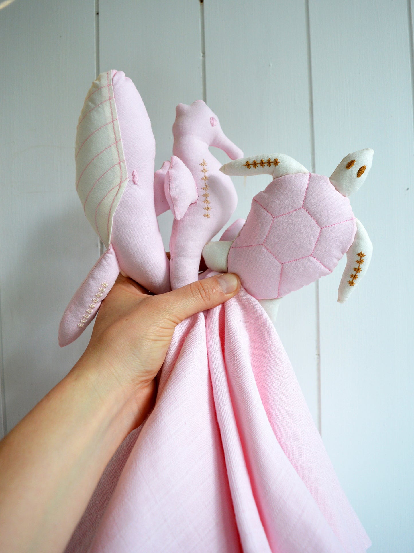 Tuto Apego Caballito Mar ✦ MUSELINA ROSA