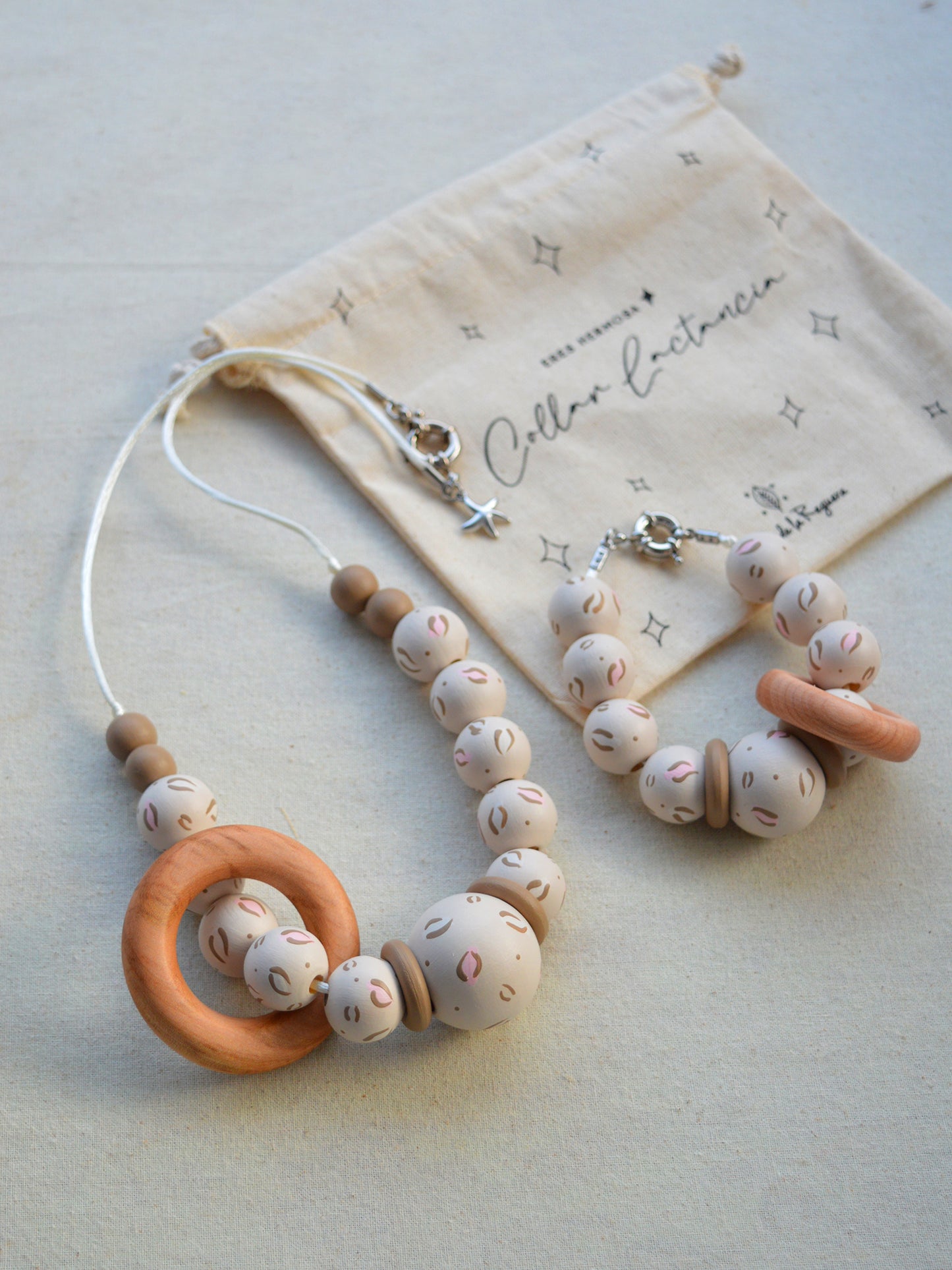 Set Collar Lactancia + Brazalete ✦ Animal Print