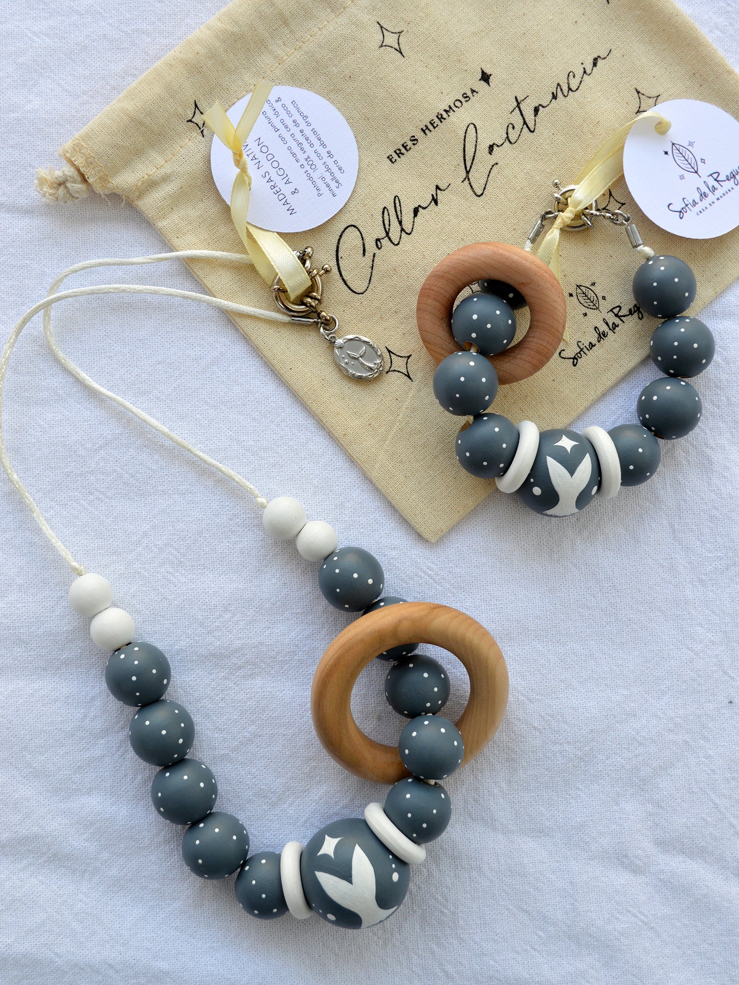 Set Collar Lactancia + Brazalete ✦ Ballena