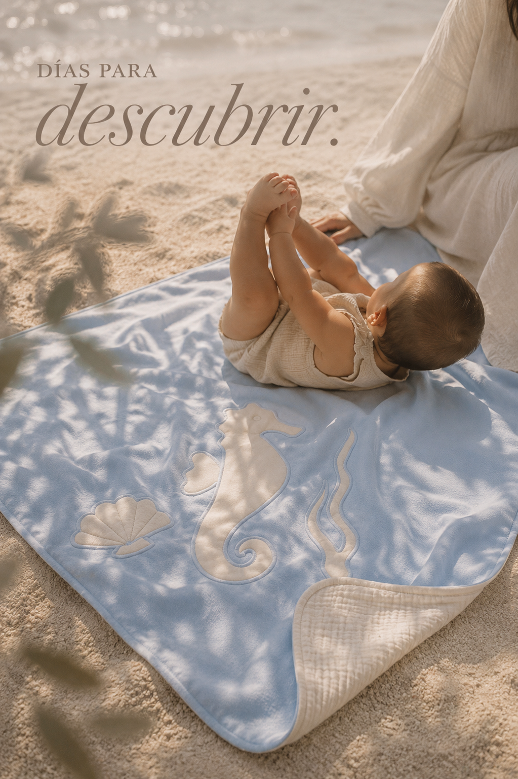 Manta de Primavera ✦ Caballito mar celeste | PRONTO -  NEW IN