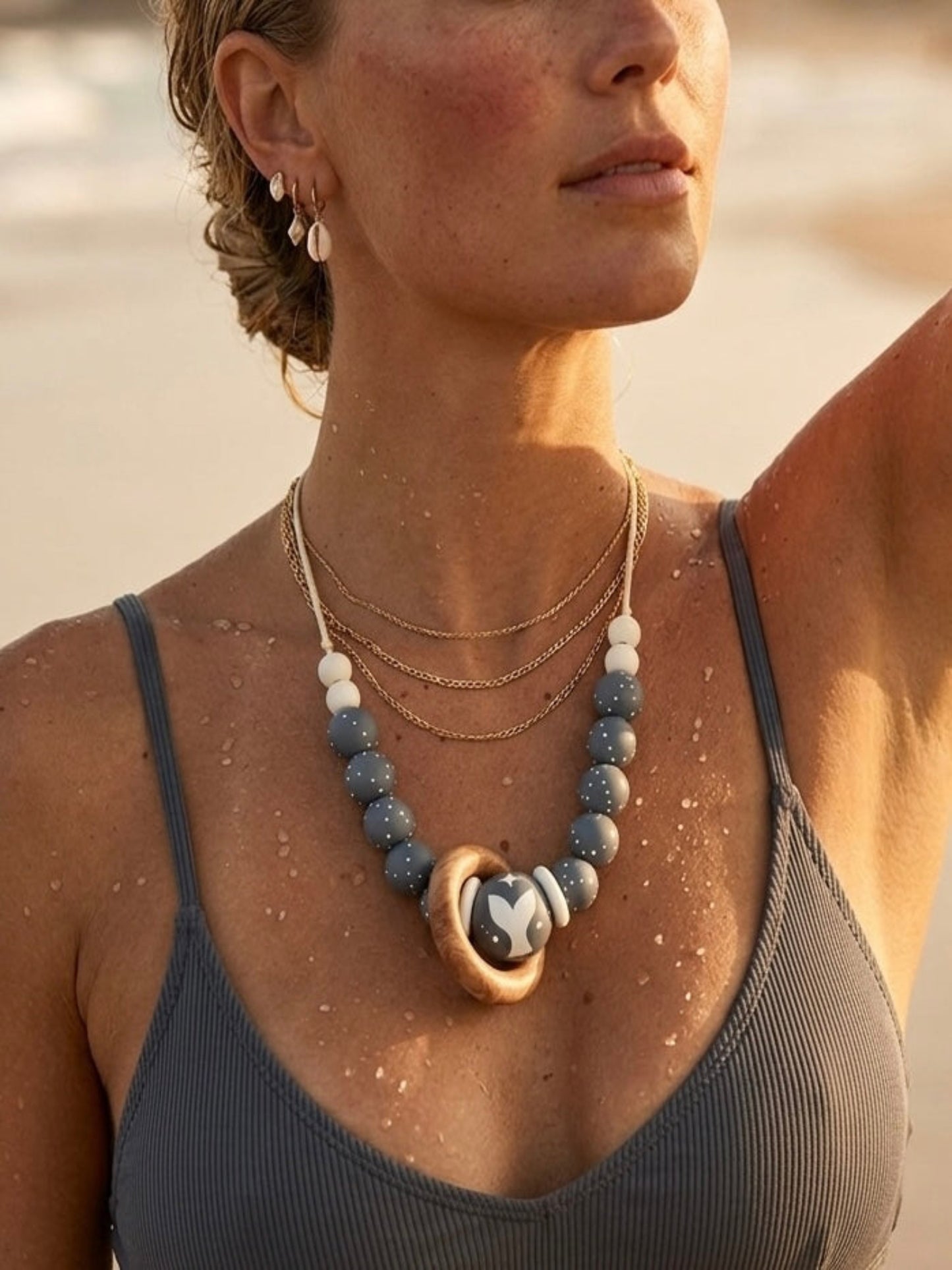 Set Collar Lactancia + Brazalete ✦ Ballena