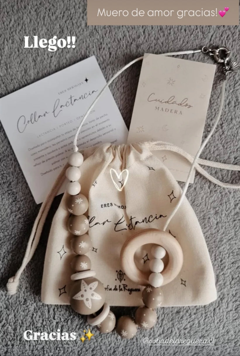 Set Primer Regalo ✦ Collar + Tuto COLOR BEIGE