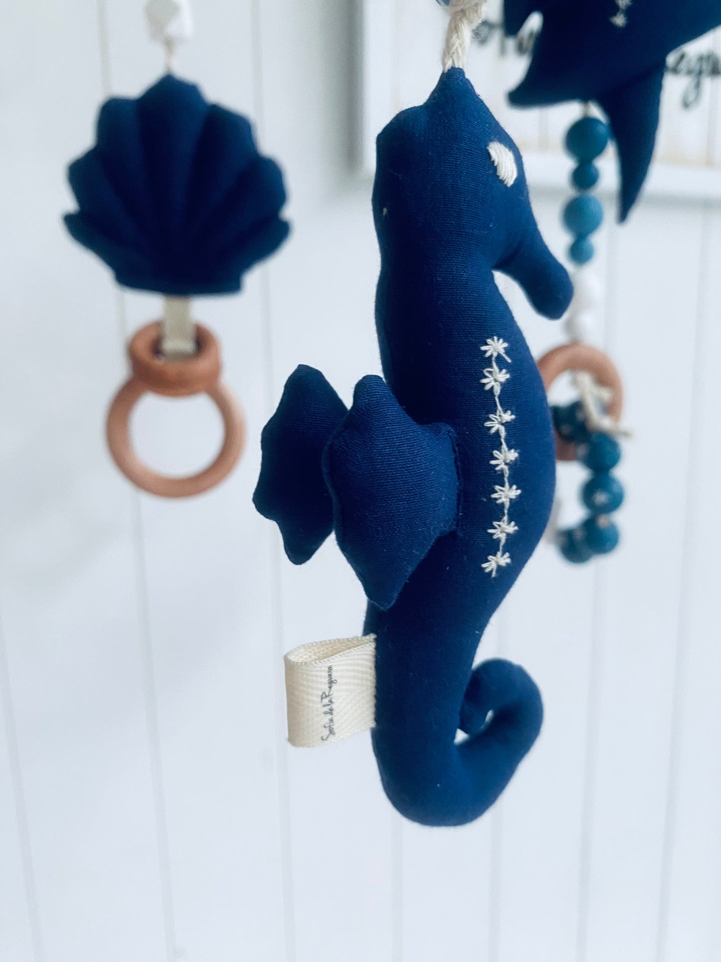 Móvil Cuna Mar ✶ Aura Azul Marino