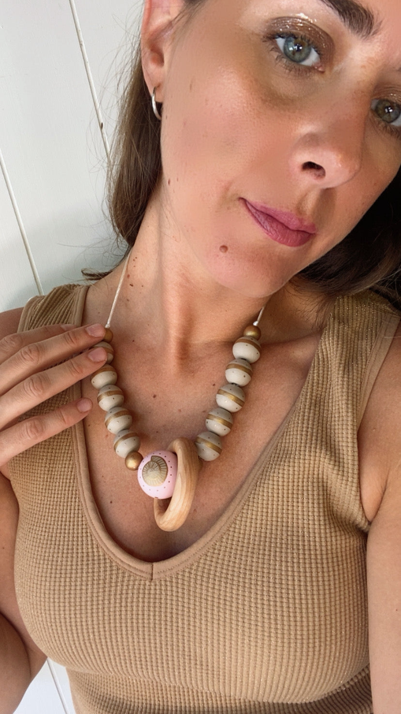 Collar Lactancia ✦ Caracola Aura Bronze| NEW IN