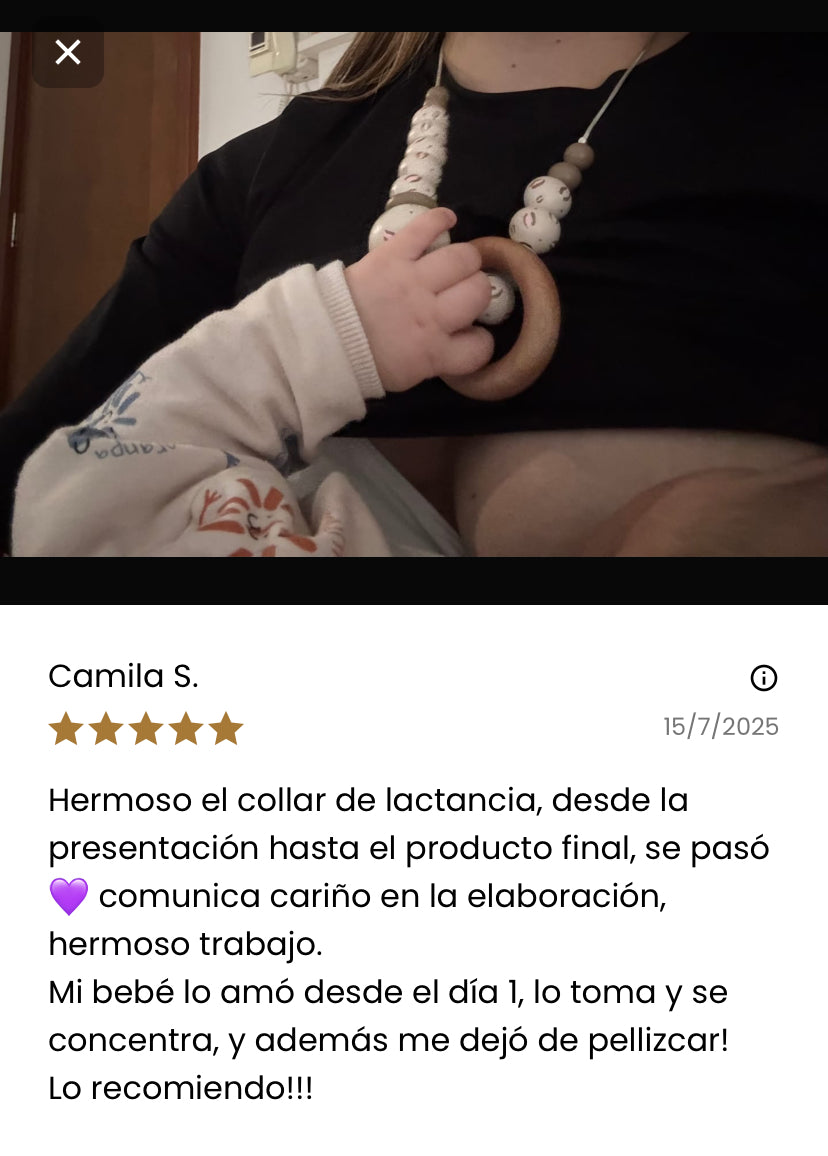 Collar Lactancia ✦ Animal Print