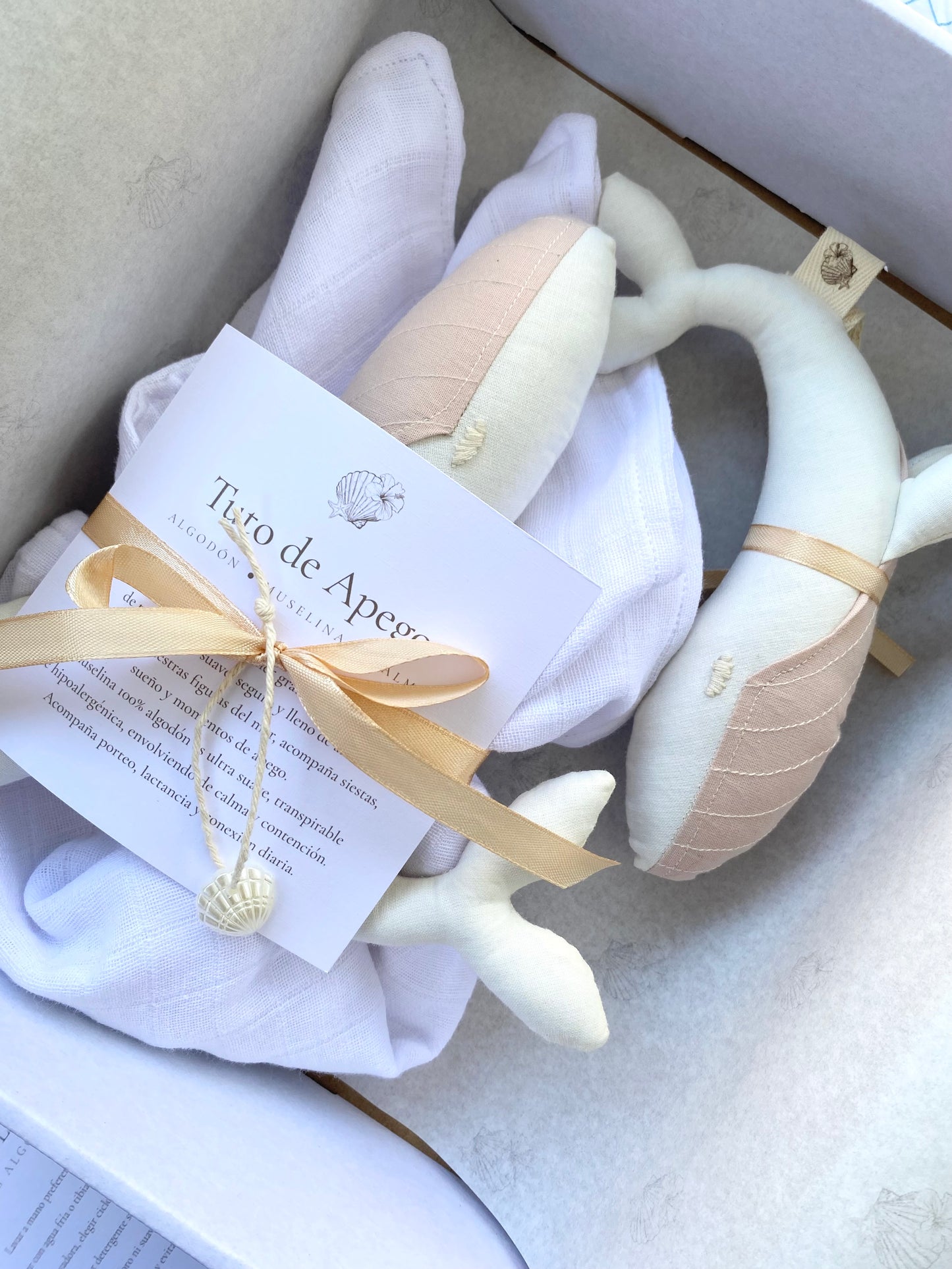 Set Ballenas ✦ tuto + portachupete