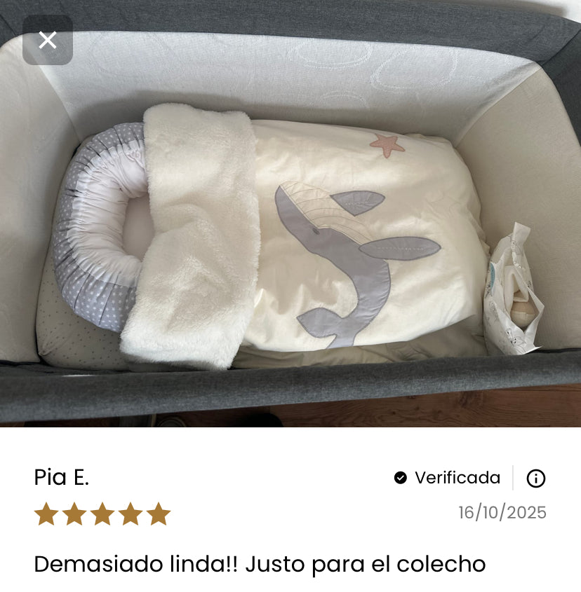 Manta Corderito ✦ Ballena