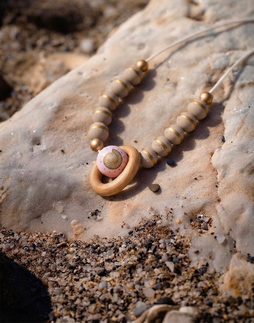 Collar Lactancia ✦ Caracola Aura Bronze