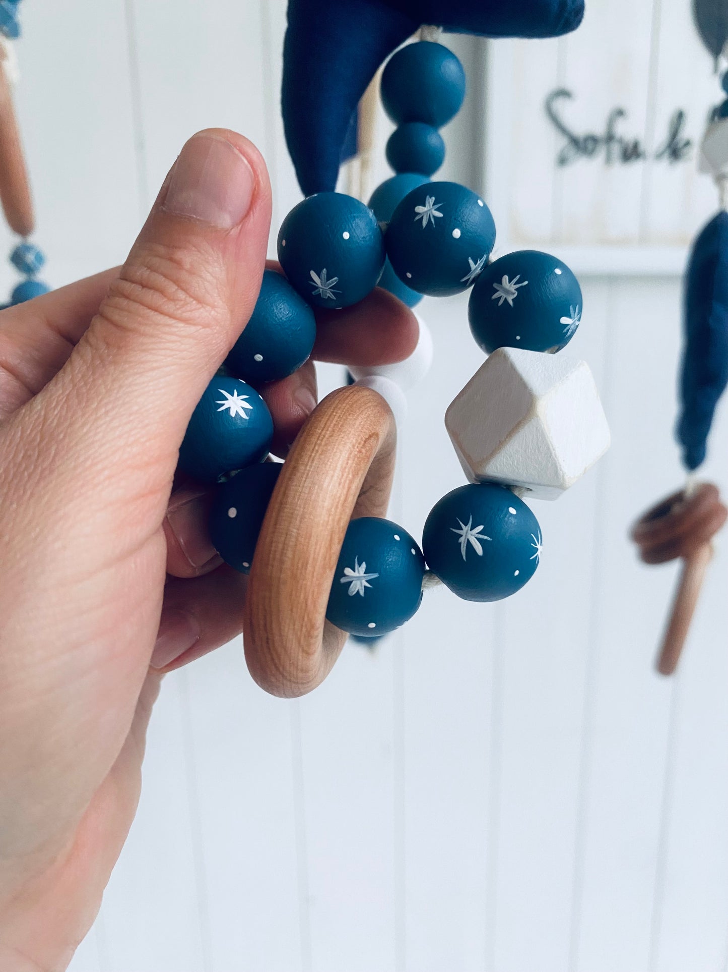Móvil Cuna Mar ✶ Aura Azul Marino
