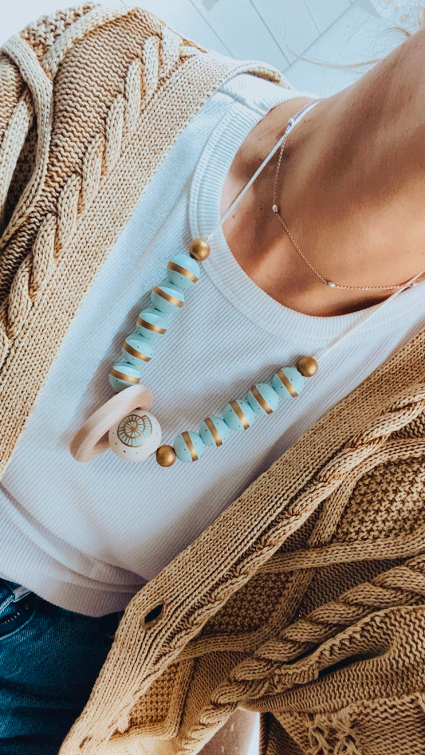 Collar Lactancia ✦ Caracola Aura Bronze