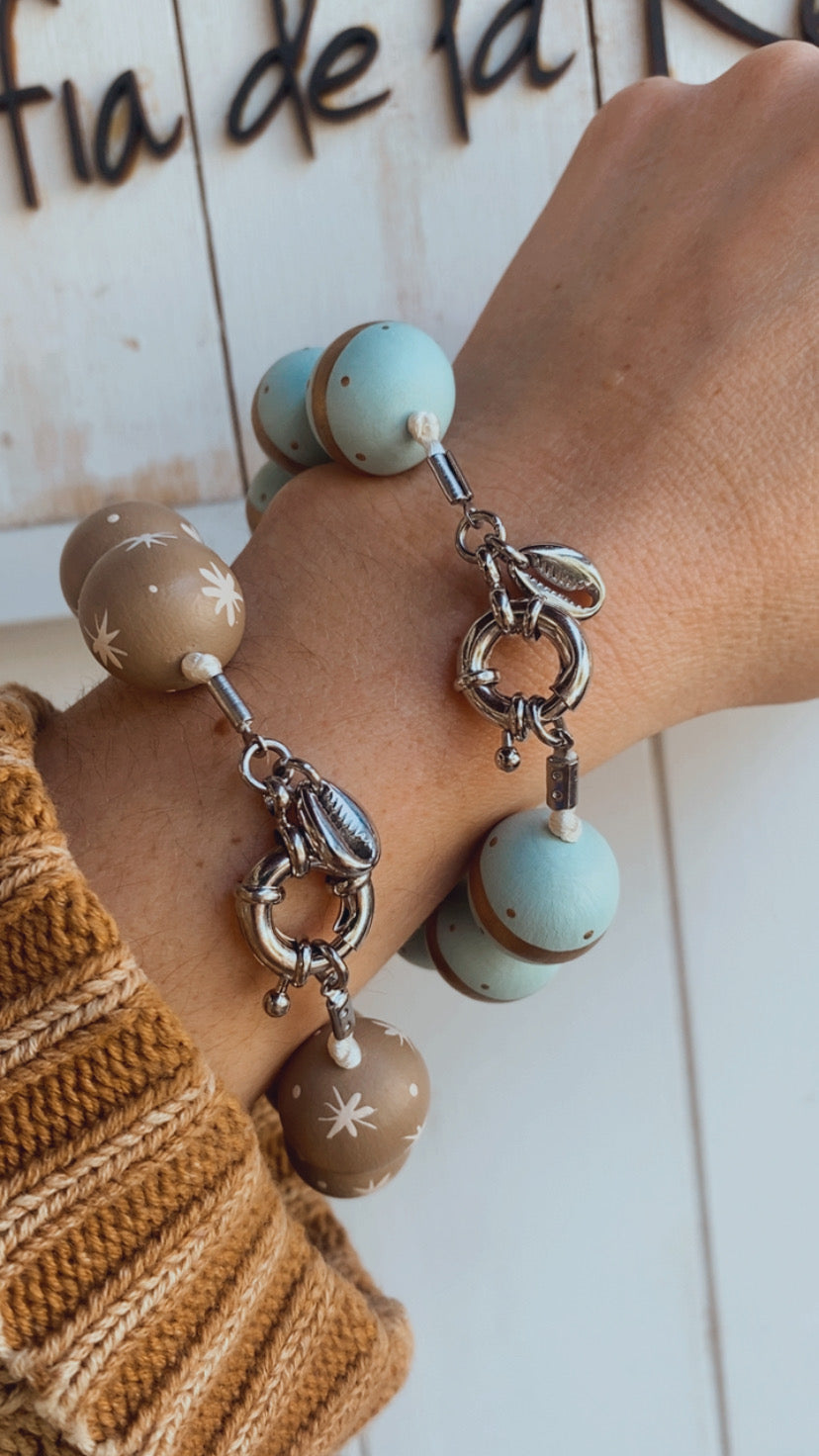 Set Doble Brazalete ✦ Estrella Mar & Caracola