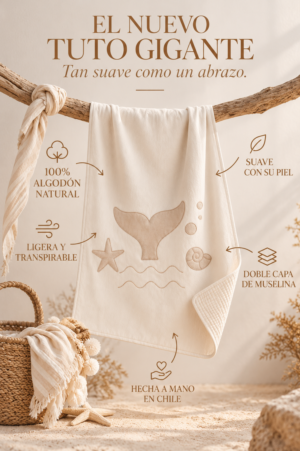Manta de Primavera ✦ Cola de Ballena - NEW IN 🐋