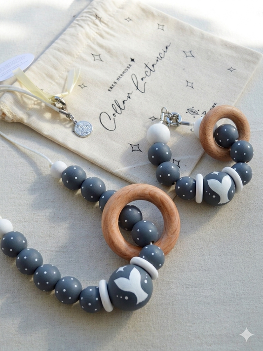 Set Collar Lactancia + Brazalete ✦ Ballena