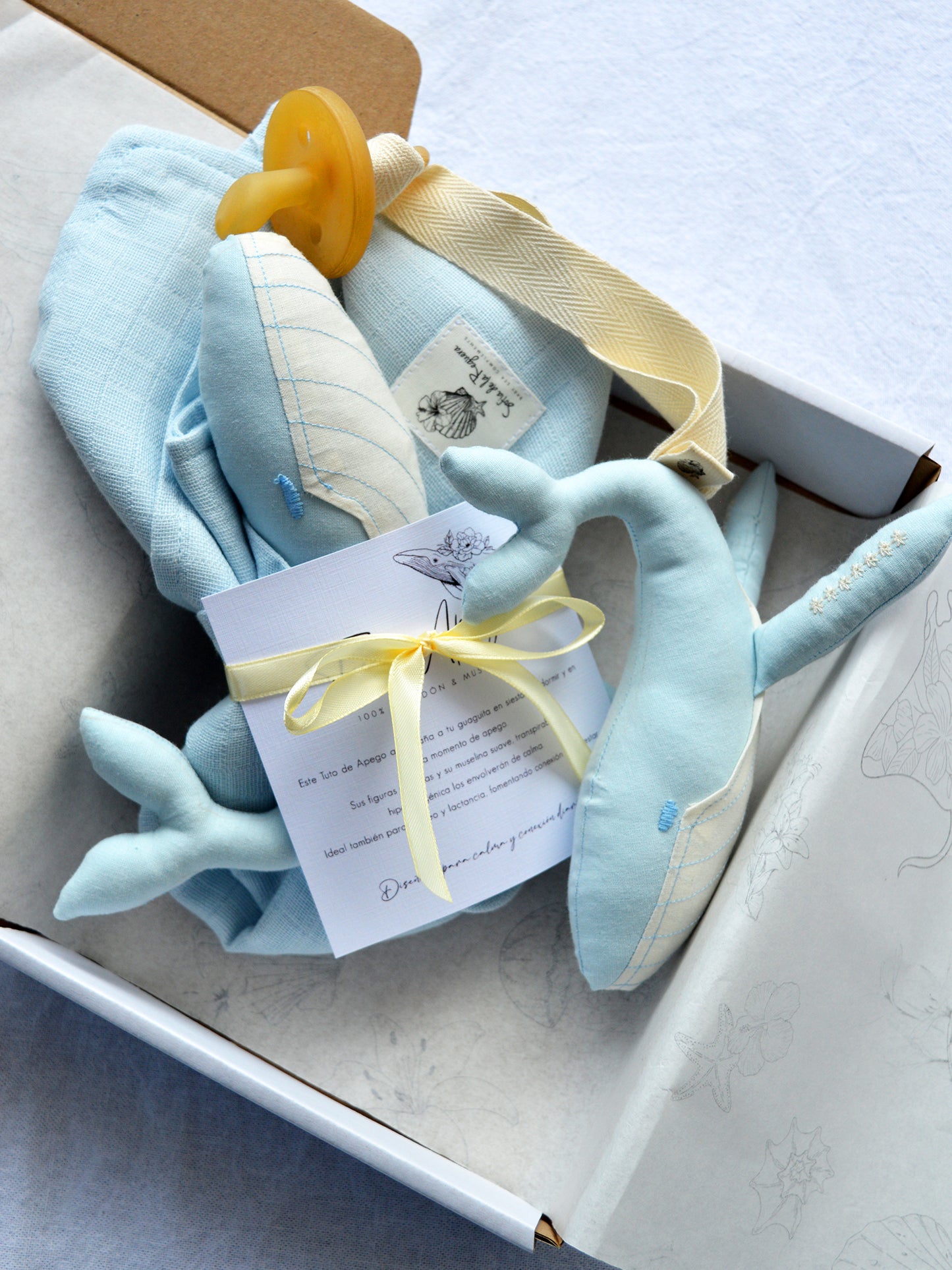 Box Playa Celeste 𓇼 Tuto + Portachupetes / New collection