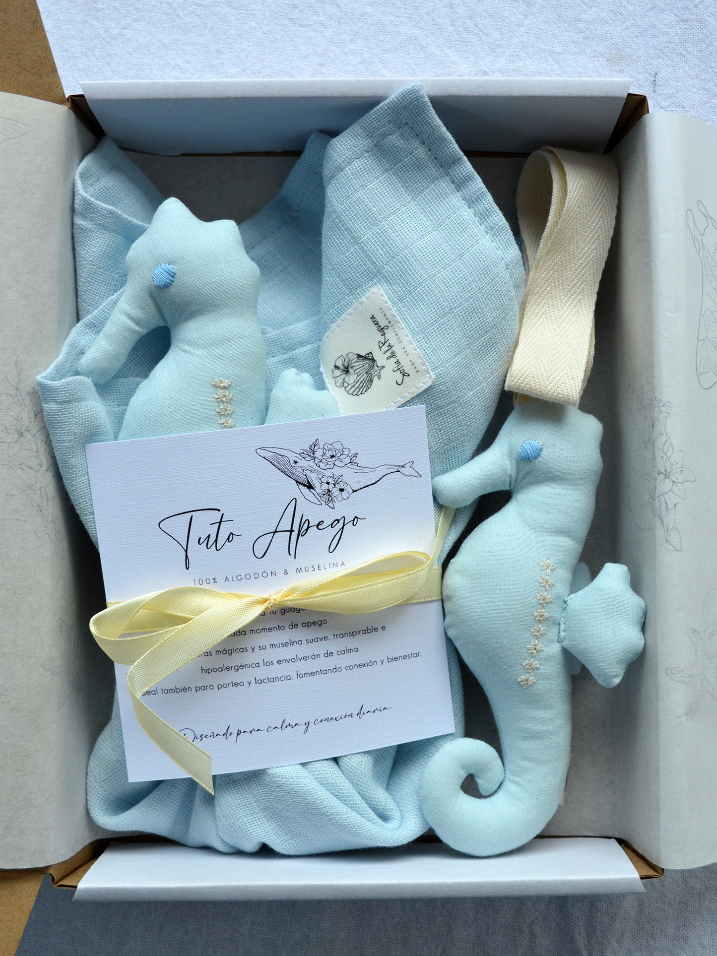 Box Playa Celeste 𓇼 Tuto + Portachupetes / New collection