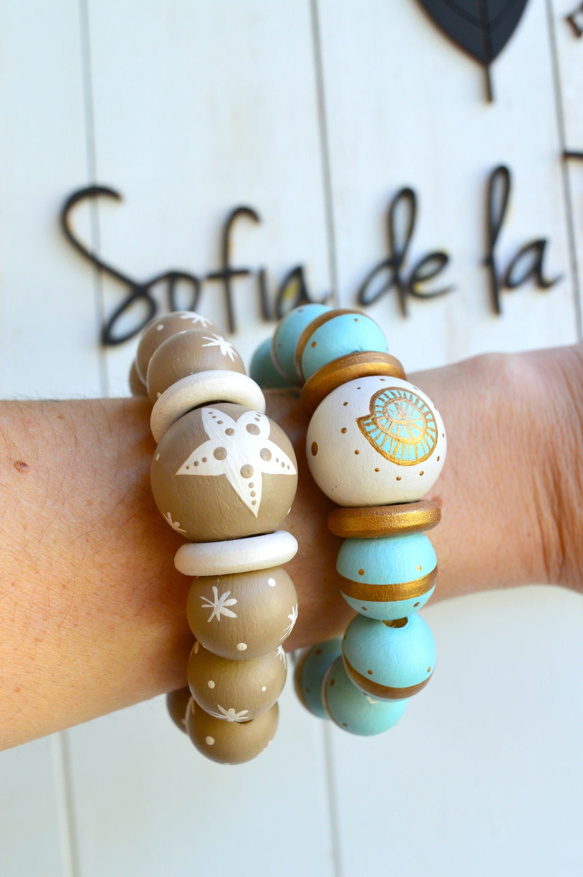 Set Doble Brazalete ✦ Estrella Mar & Caracola