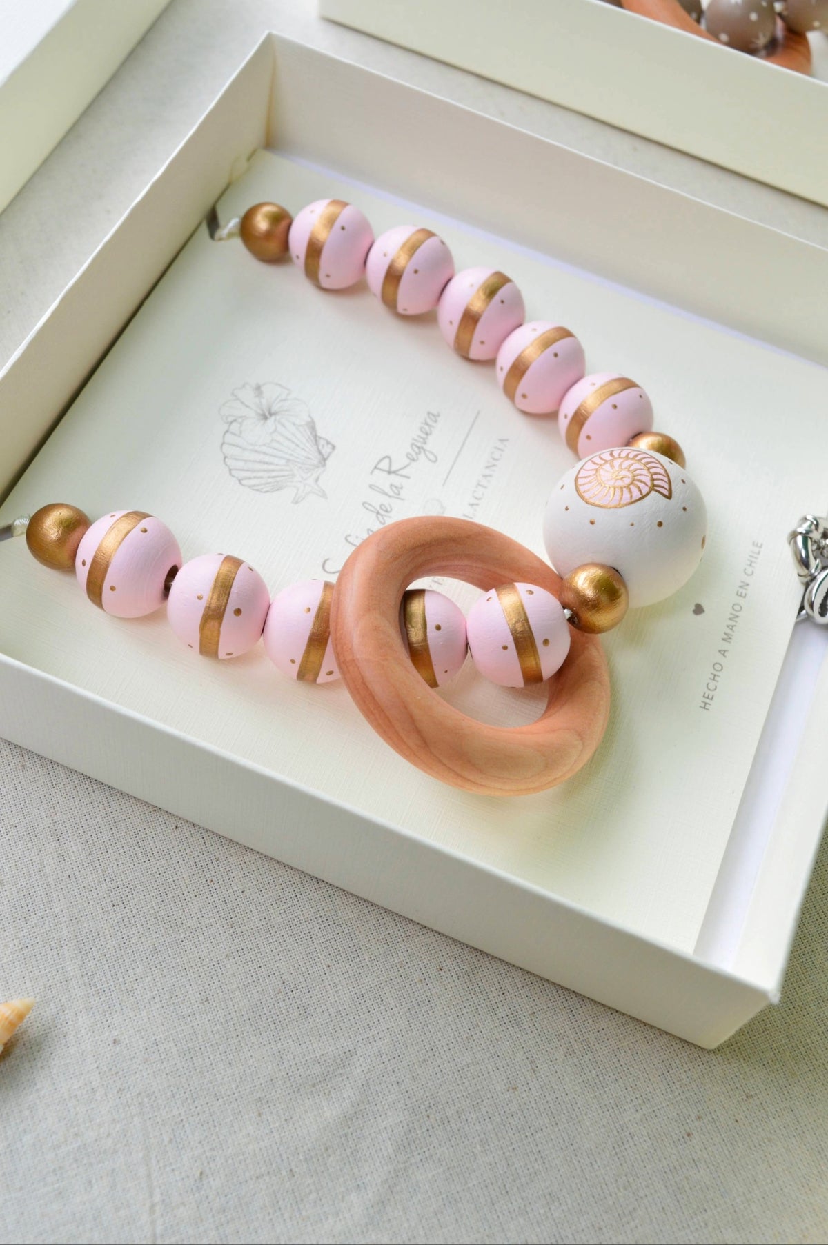Collar Lactancia ✦ Caracola Aura Bronze