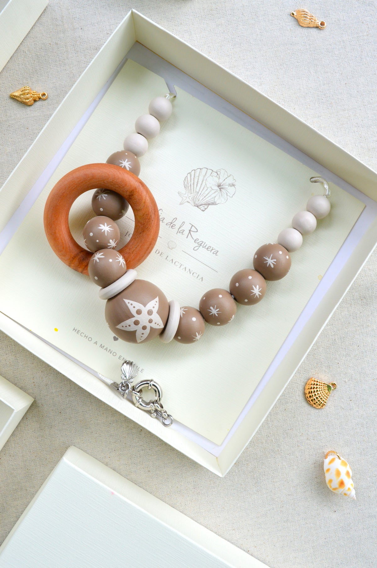 Collar Lactancia ✦ Estrella Mar Caramelo