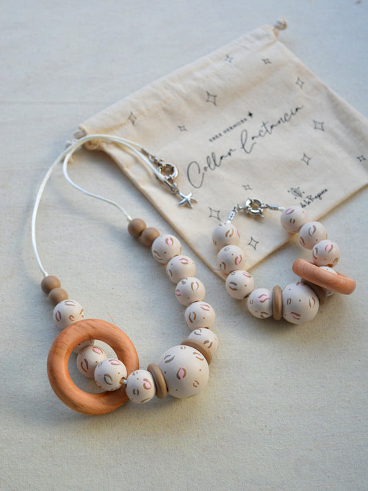 Set Collar Lactancia + Brazalete ✦ Animal Print