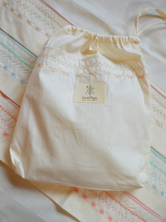 Sábanas + almohada 🪸100% algodón 300 hilos ✦ COLOR BEIGE • 35% OFF