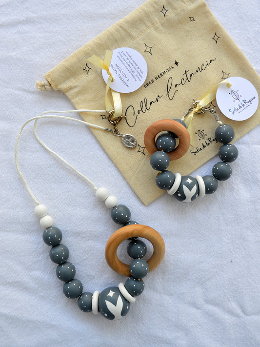 Set Collar Lactancia + Brazalete ✦ Ballena