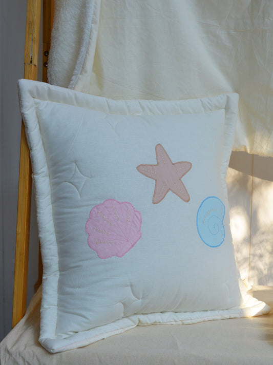 Cojin Bordado sensorial ✦ Conchitas