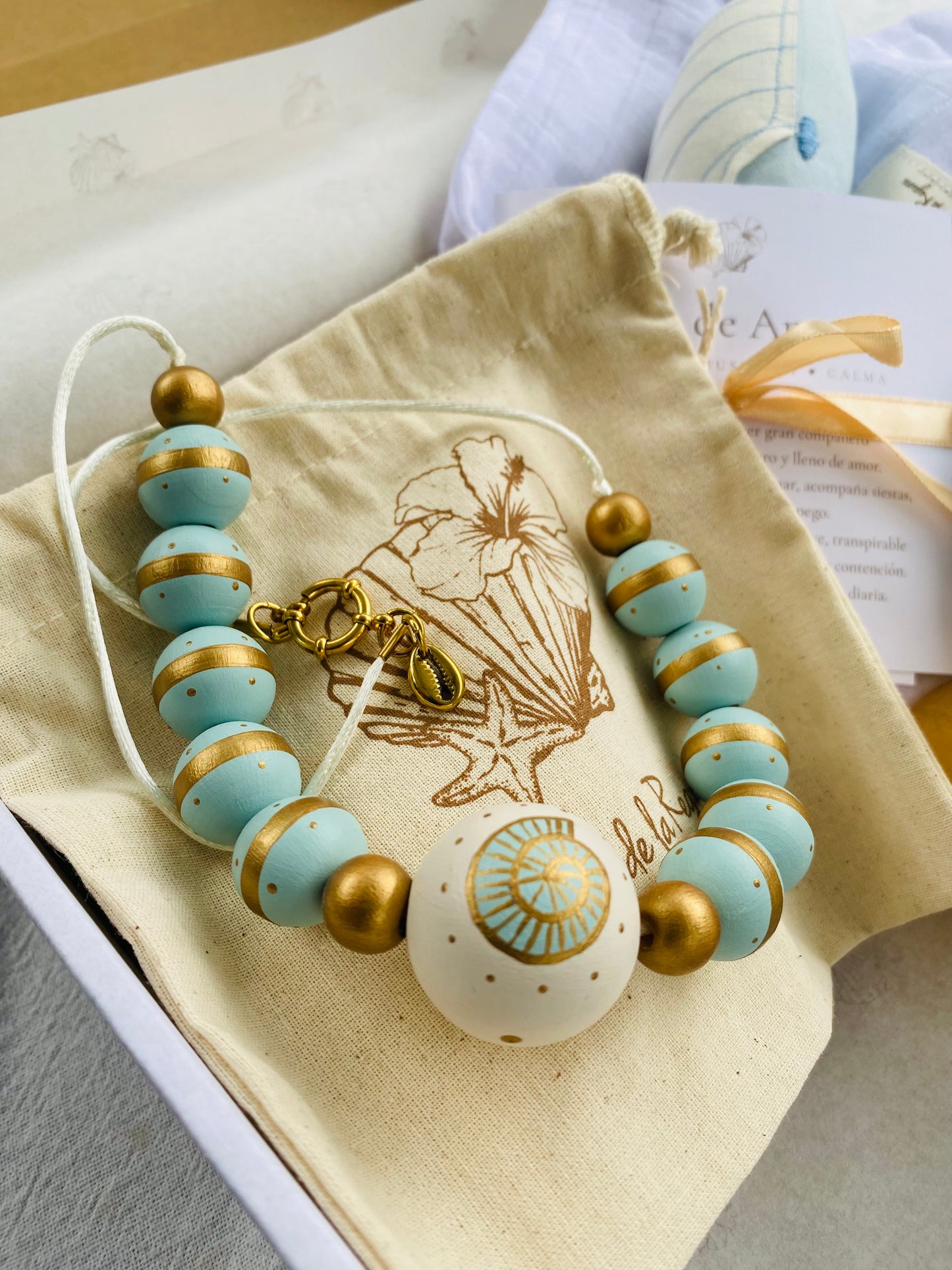 Collar Lactancia ✦ Caracola Aura Bronze