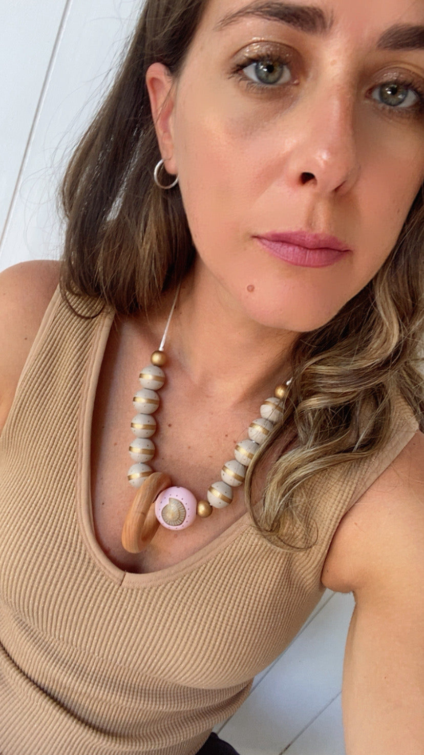 Collar Lactancia ✦ Caracola Aura Bronze| NEW IN