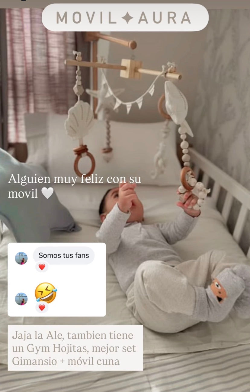 Móvil Cuna Mar ✶ Aura Crema