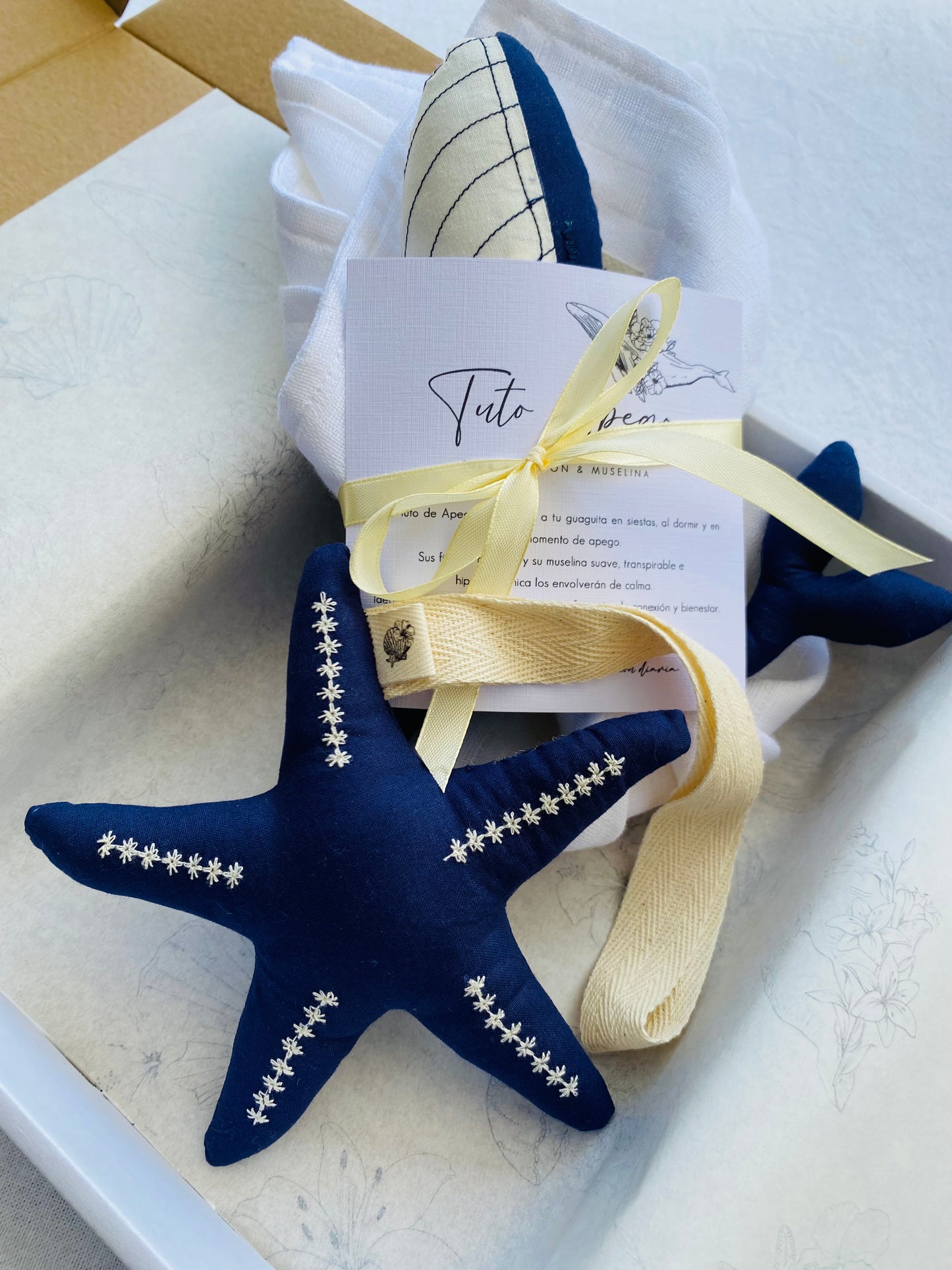 Box Playa Azul 𓇼 Tuto + Portachupetes / New collection