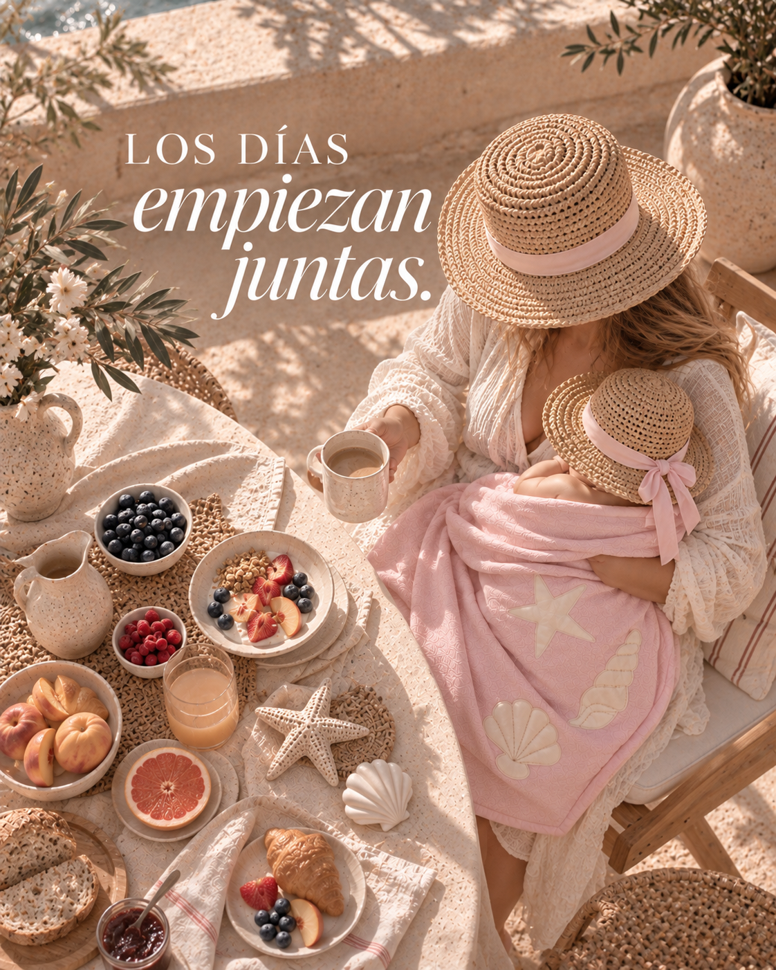Manta de Primavera ✦ Conchitas ROSA