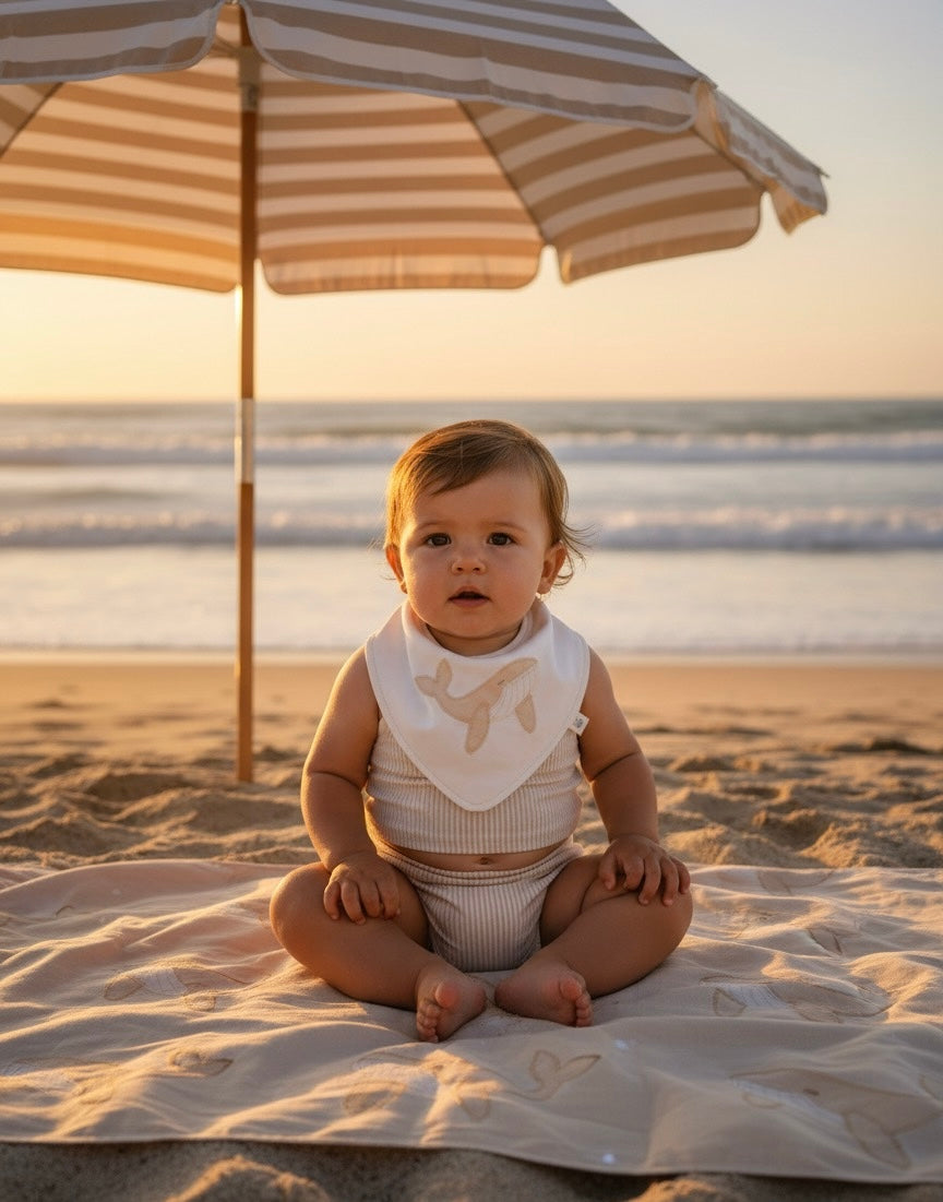 Babero Bandana 𓇼 Ballena • NUEVO