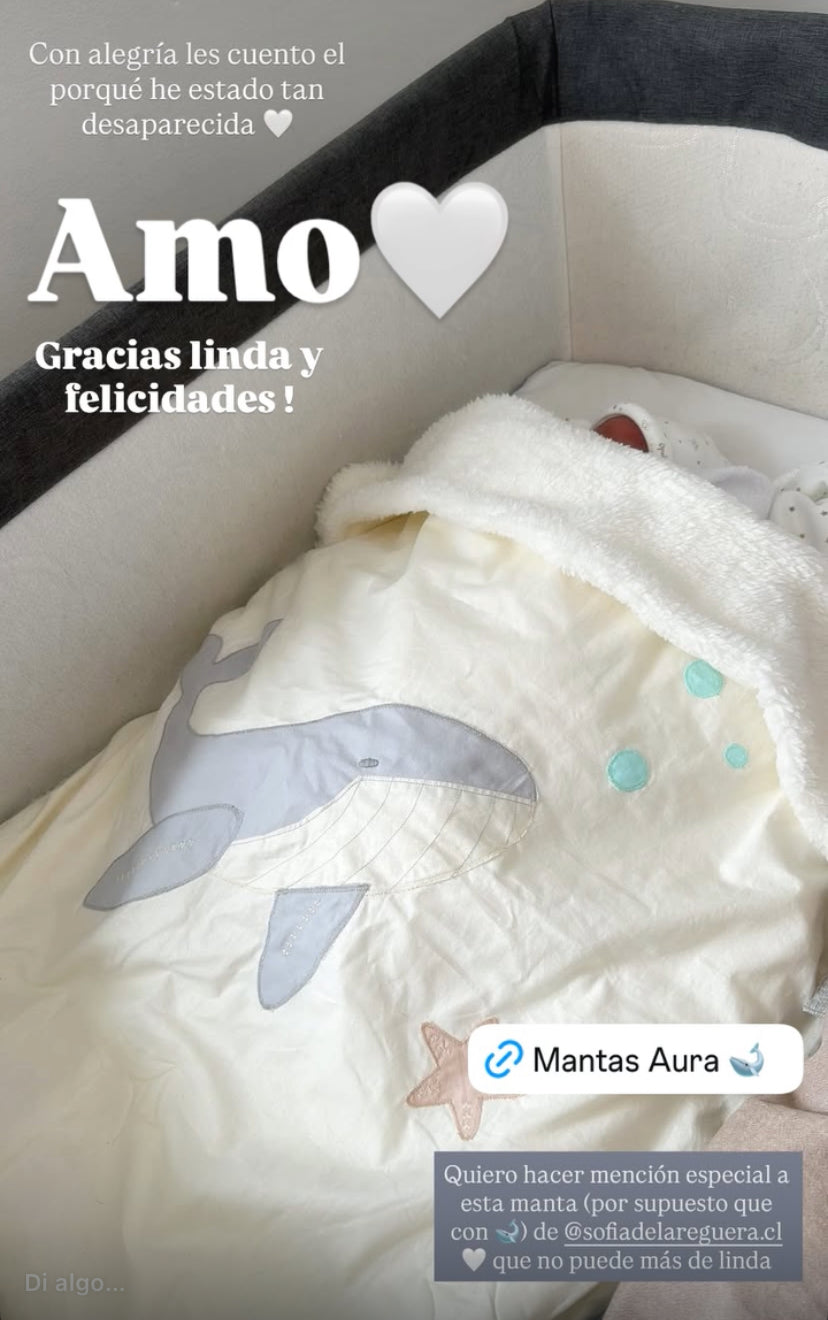 Manta Corderito ✦ Ballena