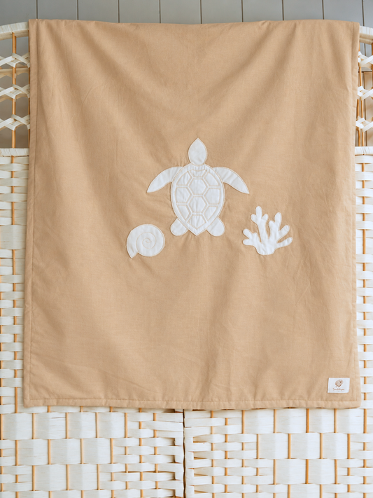 Manta de Primavera ✦ Tortuga CAMEL | PRE-ORDER 11 NOV