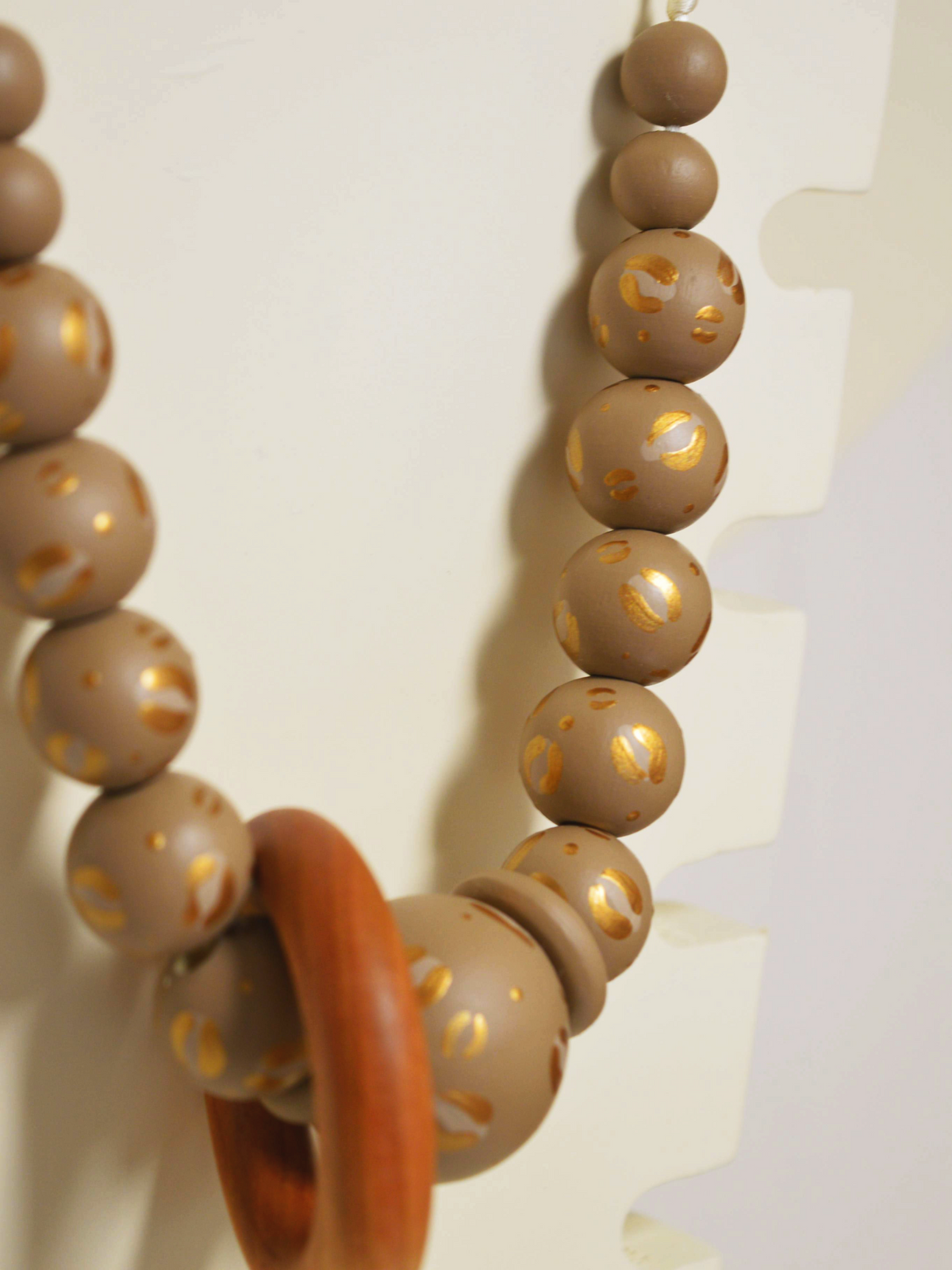 Collar Lactancia ✦ Leopard GOLDEN DROPS  | Nuevo 🐆