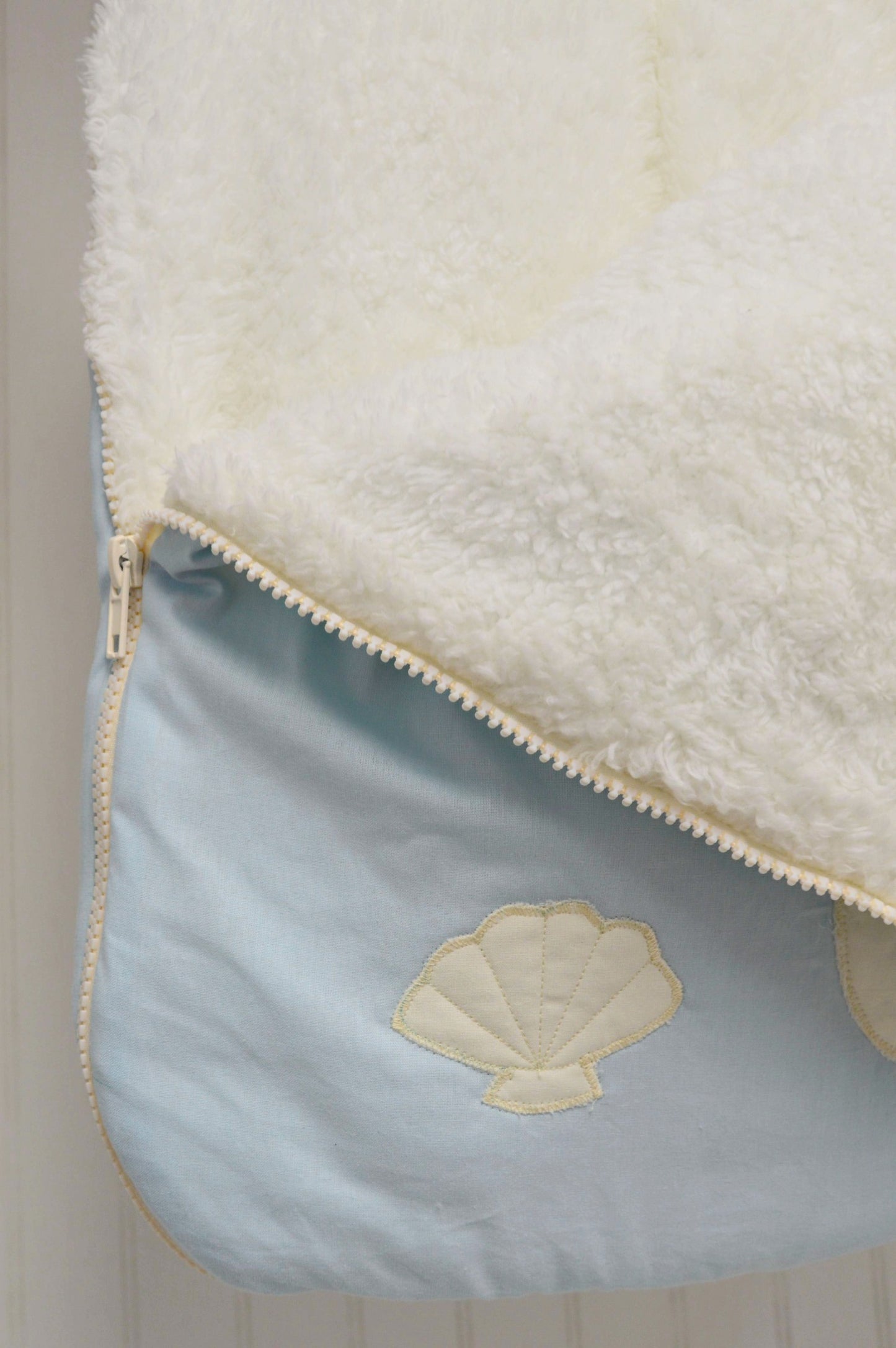 Saco de Invierno ✦ Celeste Caballito mar • 10 % OFF - últimas 2 unidades