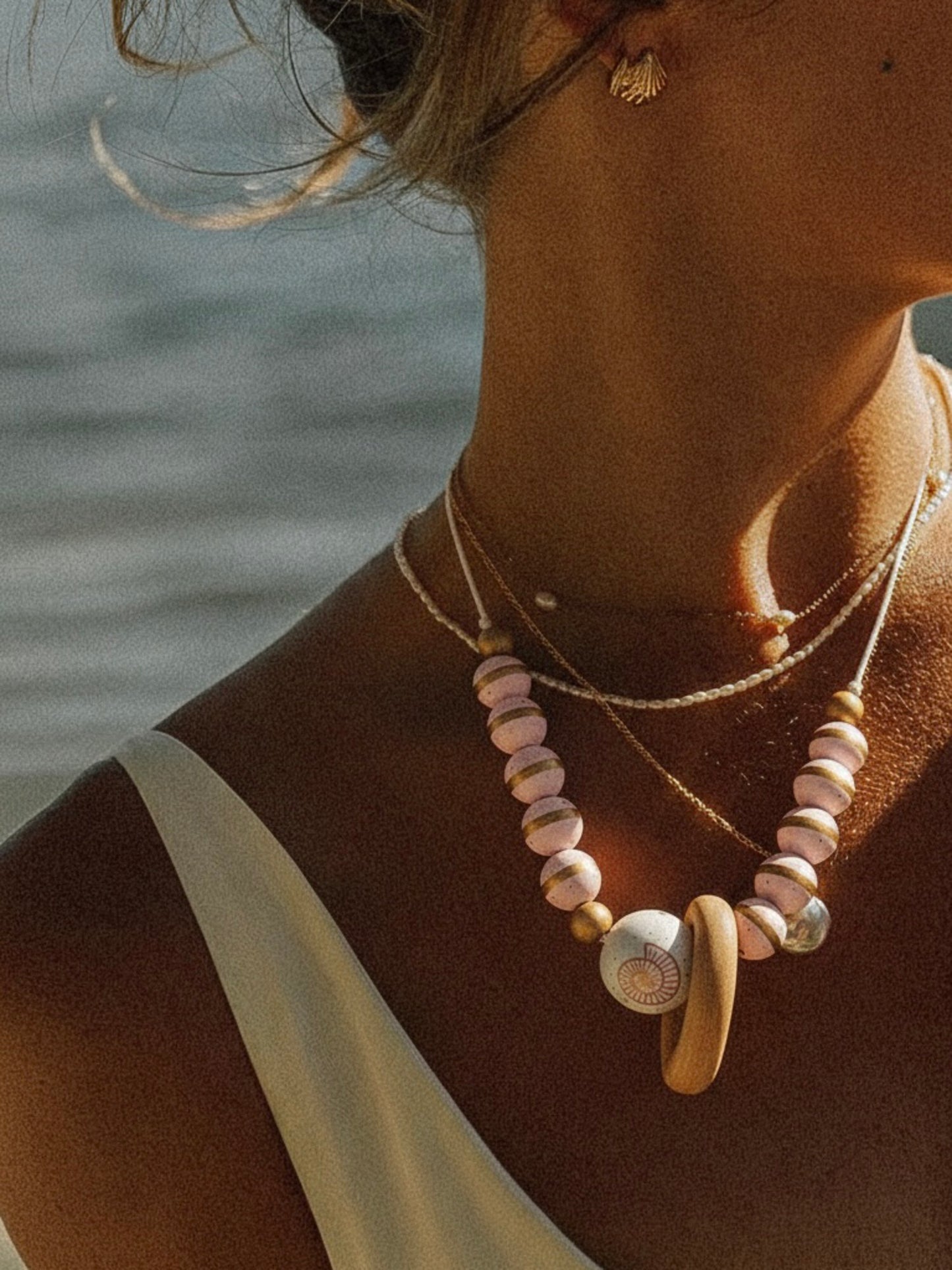 Collar Lactancia ✦ Caracola Aura Bronze| NEW IN