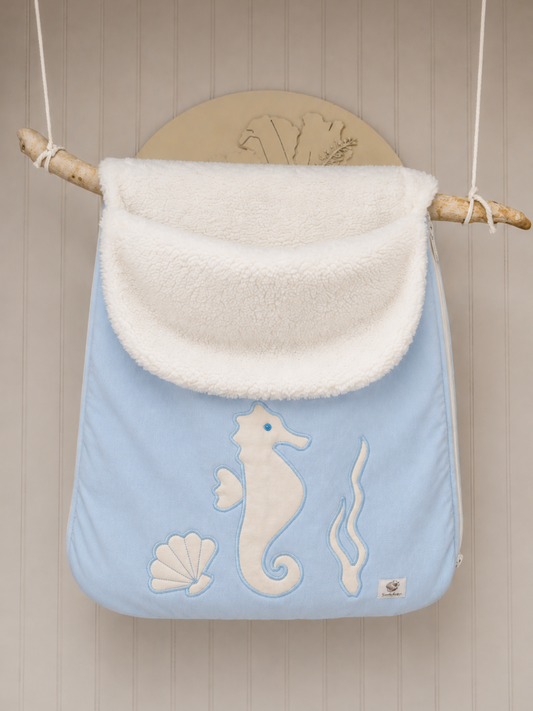 Saco de Invierno ✦ Celeste Caballito mar | RESERVAS ABIERTAS 🩵