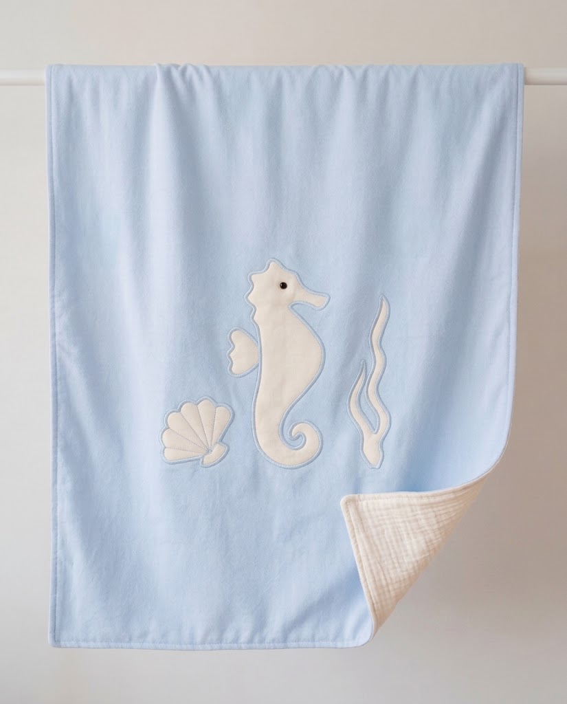 Manta de Primavera ✦ Caballito mar celeste