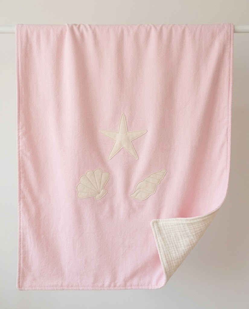 Manta de Primavera ✦ Conchitas rosa