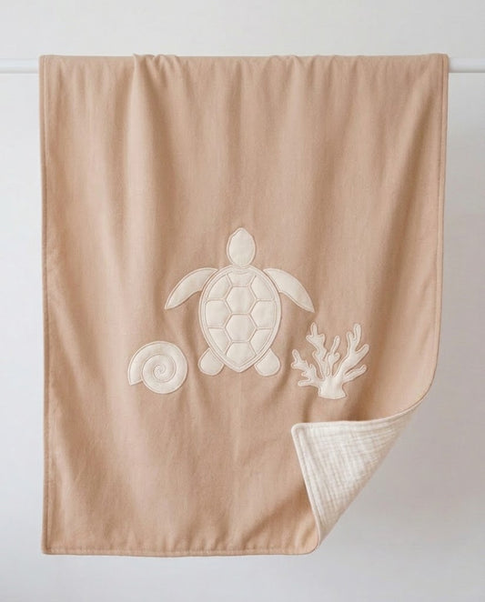Manta de Primavera ✦ Tortuga beige tostado
